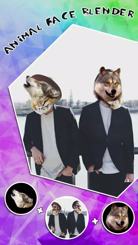Animal Face Booth - Photo Sticker Blend.er to Morph and Change Yr Skin with Wild Animation Effect Screenshots