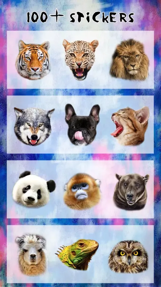 Animal Face Booth - Photo Sticker Blend.er to Morph and Change Yr Skin with Wild Animation Effect Screenshots