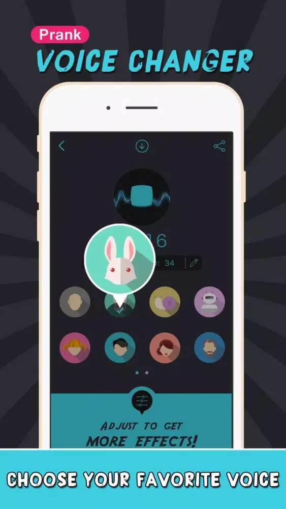 Tangkapan layar Prank Voice Changer Pro - Funny Sound Effects Record.er Play.er for Speaking plus Singing