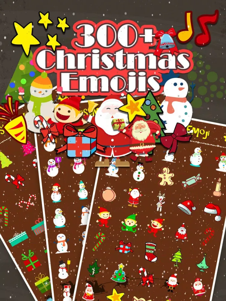 Скриншоты Merry Christmas Emoji - Holiday Emoticon Stickers & Emojis Icons for Message Greeting iPad 