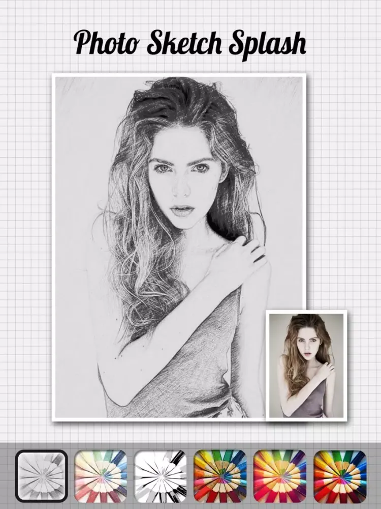 Zrzuty ekranu Photo Sketch My Pencil Drawing iPad 