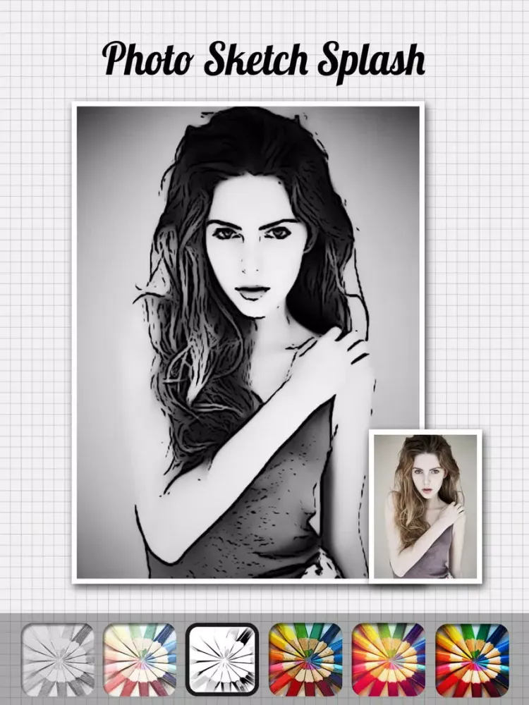 Zrzuty ekranu Photo Sketch My Pencil Drawing iPad 