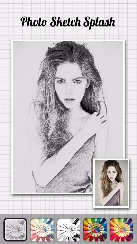 Zrzuty ekranu Photo Sketch My Pencil Drawing