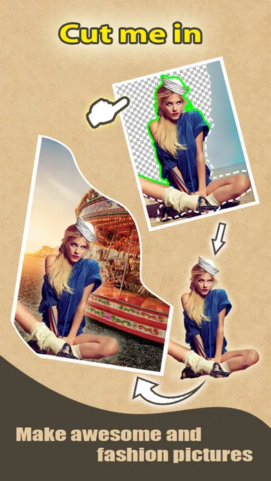 صور Cut & Show Me In - Photo Blender Background Eraser