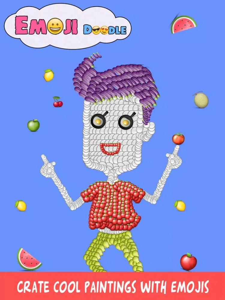 تصاویر Emoji.s Doodle - Aaa Fun Cool Way of Draw.ing, Color.ing & Paint.ing Art Picture.s iPad 