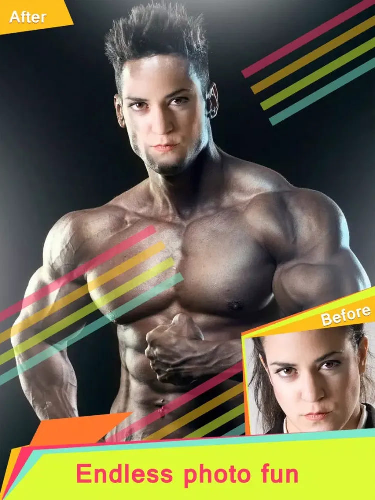 Face Swap App - Funny Visage Camera, Cut & Switch Multiple Faces in Photos iPad  Screenshots