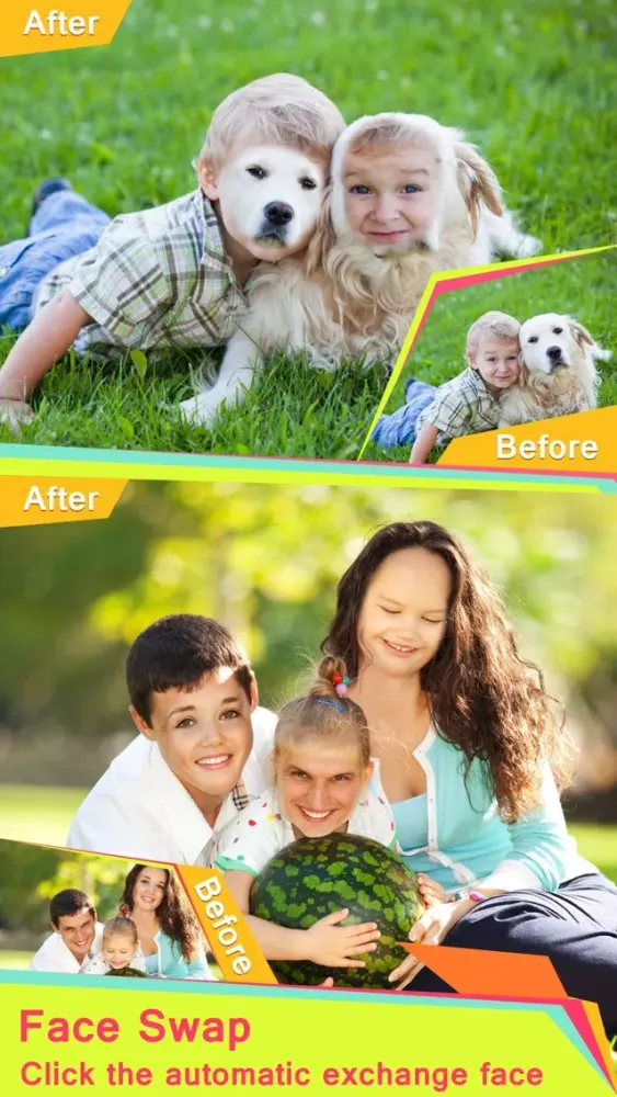 Face Swap App - Funny Visage Camera, Cut & Switch Multiple Faces in Photos Screenshots