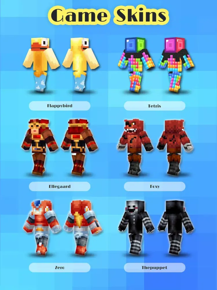 Game Character Skins Collection Pro - Minecraft Pocket Edition Lite iPad  স্ক্রিনশট