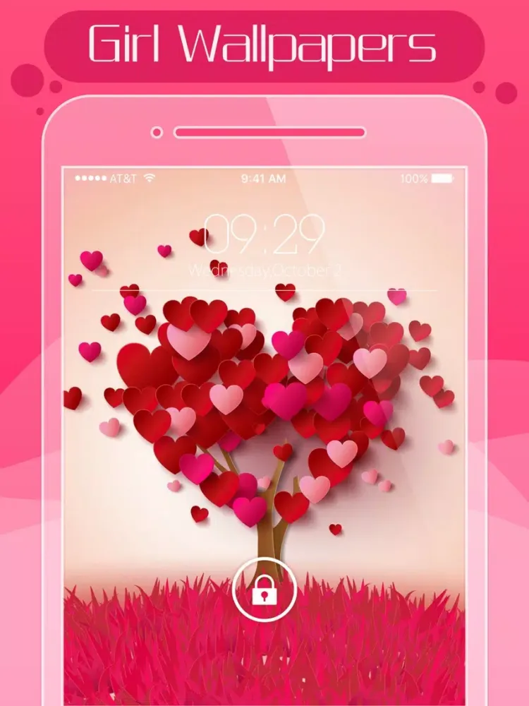 Girls Wallpapers Pro - Girly Cute Backgrounds iPad 應用截圖