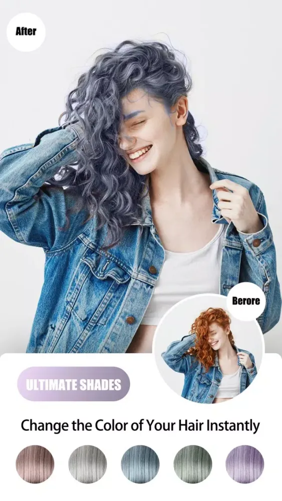 Hair Color Dye - Hairstyle DIY スクリーンショット