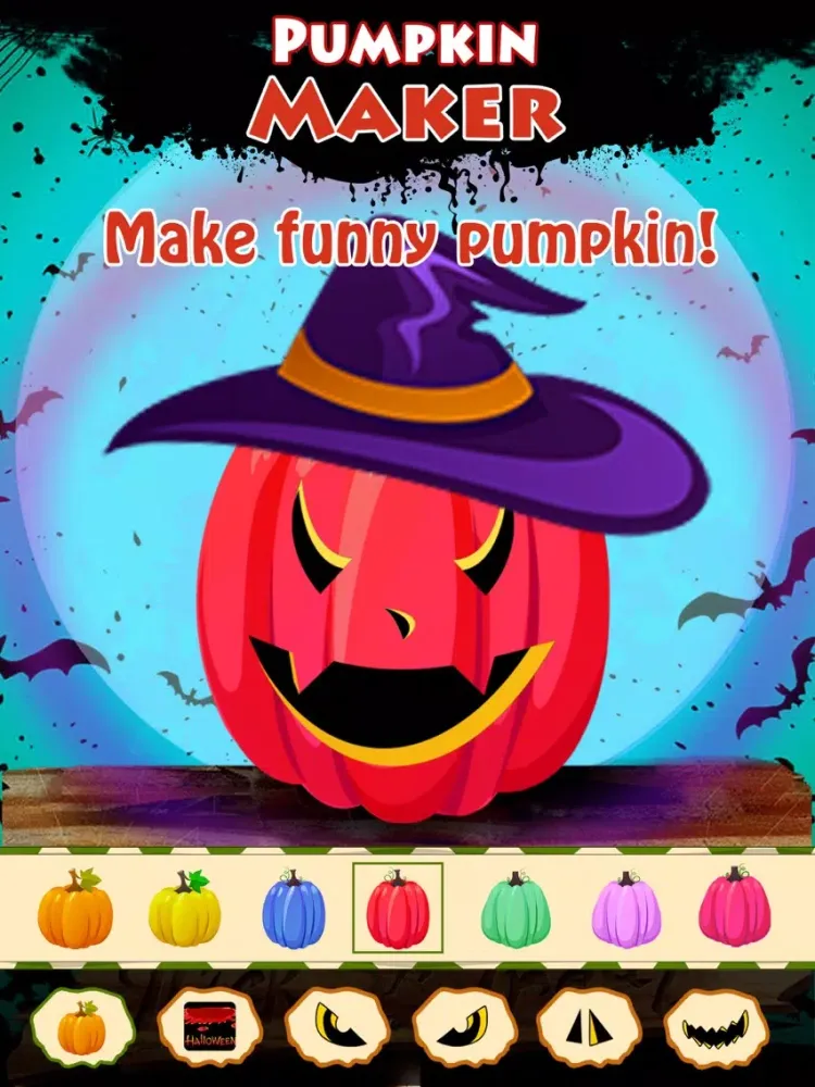Pro Halloween Pumpkin Make.r & Carve.r Makeup Game iPad  سکرین شاٹس