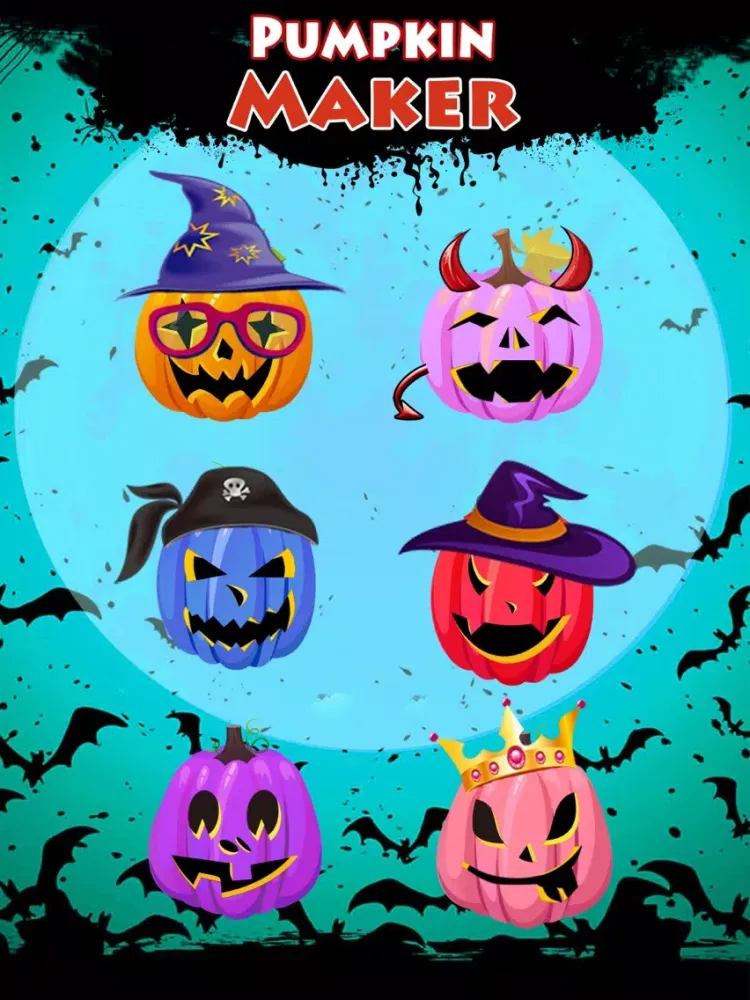 Pro Halloween Pumpkin Make.r & Carve.r Makeup Game iPad  سکرین شاٹس