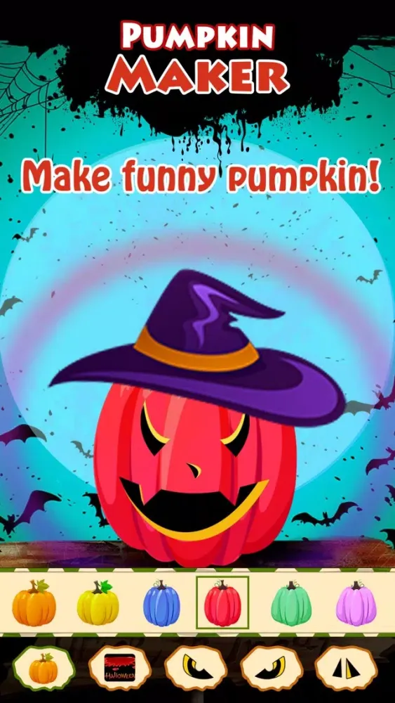 Pro Halloween Pumpkin Make.r & Carve.r Makeup Game سکرین شاٹس