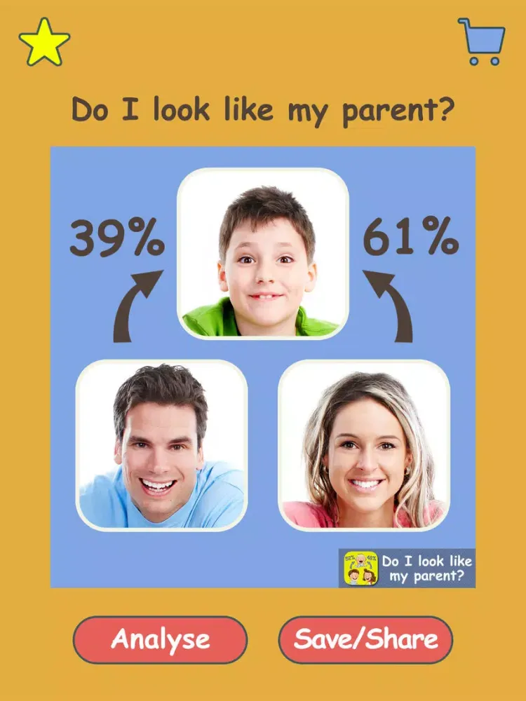 Ảnh chụp màn hình của Do I Look Like My Parents - Guess who are the most resemble to you, mom or dad? iPad 