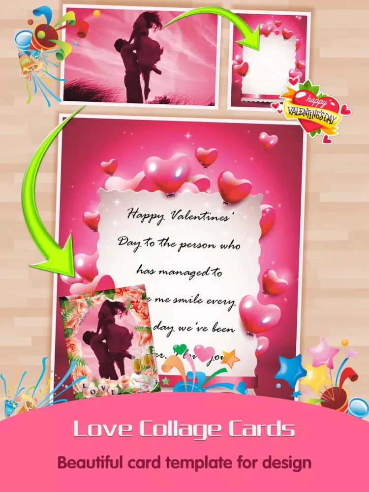 Love Greeting Cards Maker Pro - Picture Frames for Valentine's Day & Kawaii Photo Editor iPad  스크린샷