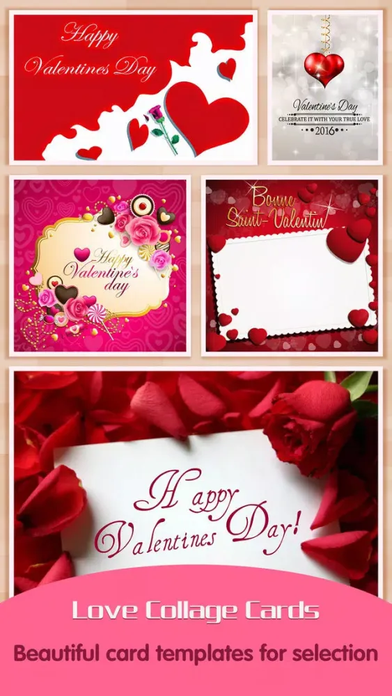 Love Greeting Cards Maker Pro - Picture Frames for Valentine's Day & Kawaii Photo Editor 스크린샷