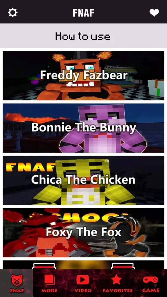 Captures d'écran de FNAF Mods Guides FREE - Mod Guide for Five Nights At Freddys Minecraft PC Edition