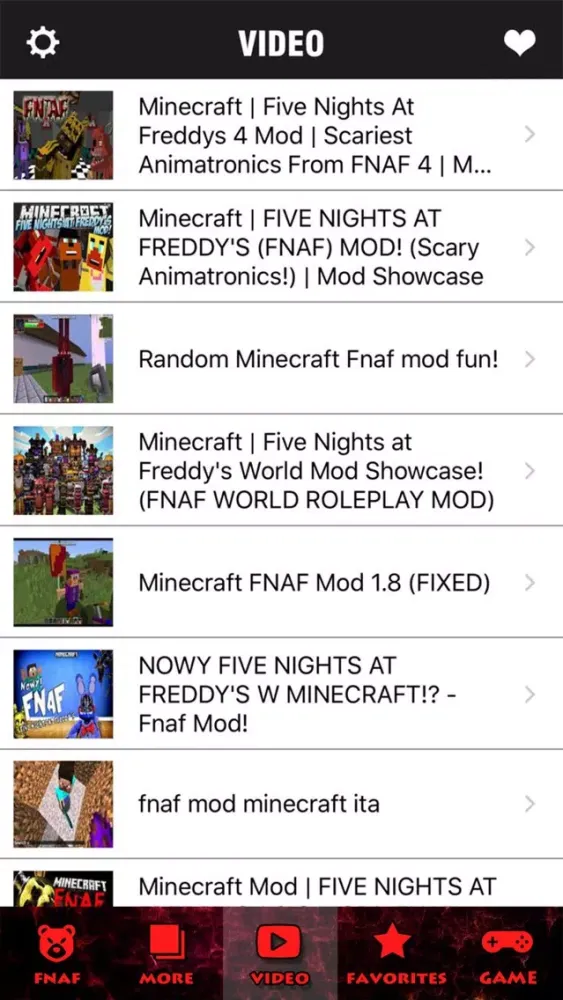 Captures d'écran de FNAF Mods Guides FREE - Mod Guide for Five Nights At Freddys Minecraft PC Edition