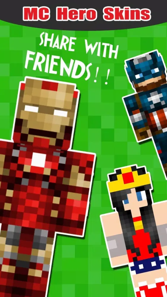 SuperHero Skins Pro - Export Skin for MineCraft Pocket Edition Screenshots