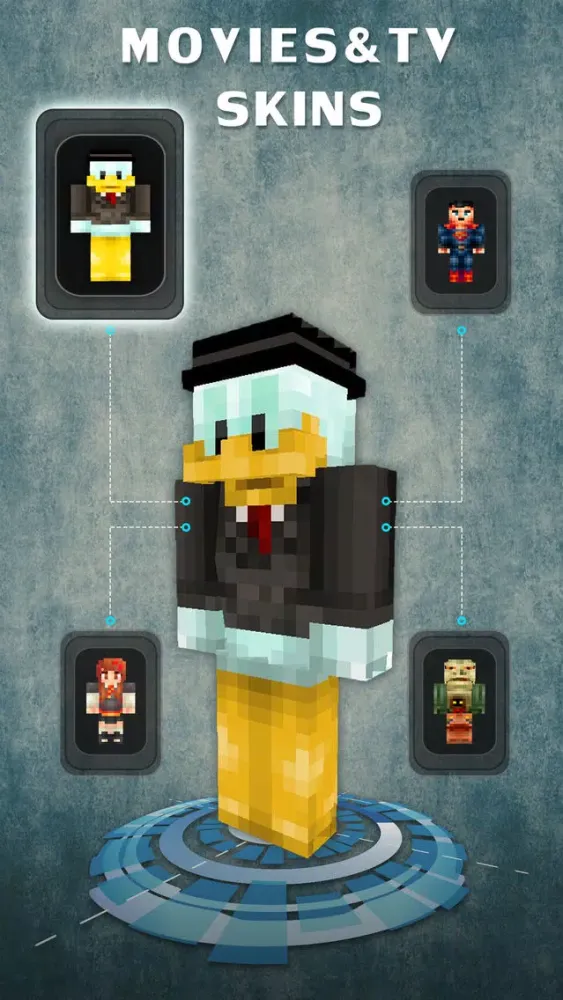Movie Pixel Skins Collection - Minecraft Pocket Edition Lite سکرین شاٹس