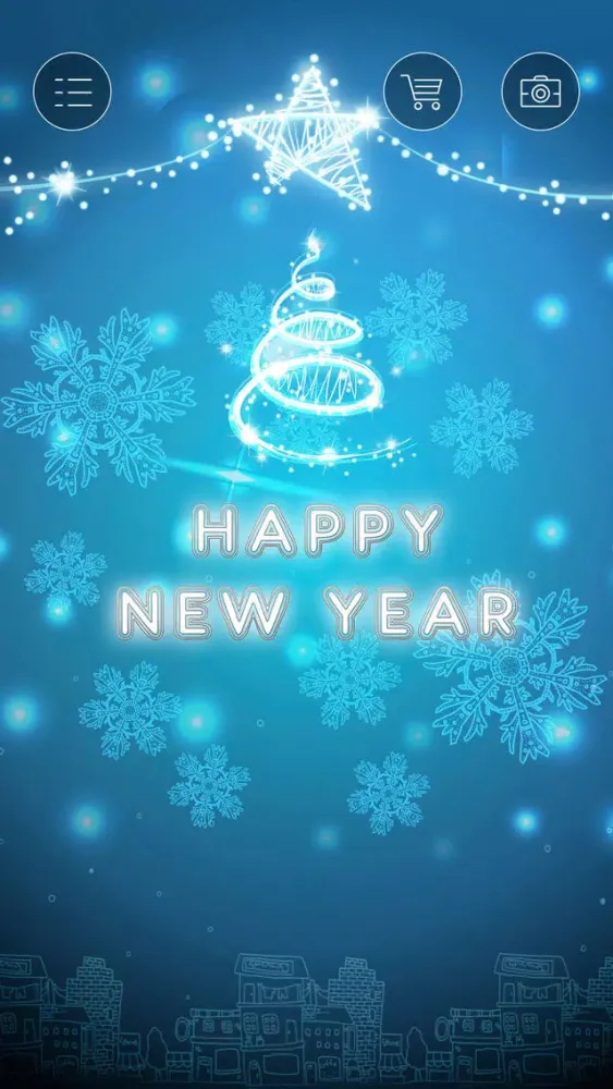 New Year Wallpapers & Backgrounds HD - Pimp Yr Home Screen with Retina Greeting Images应用截图