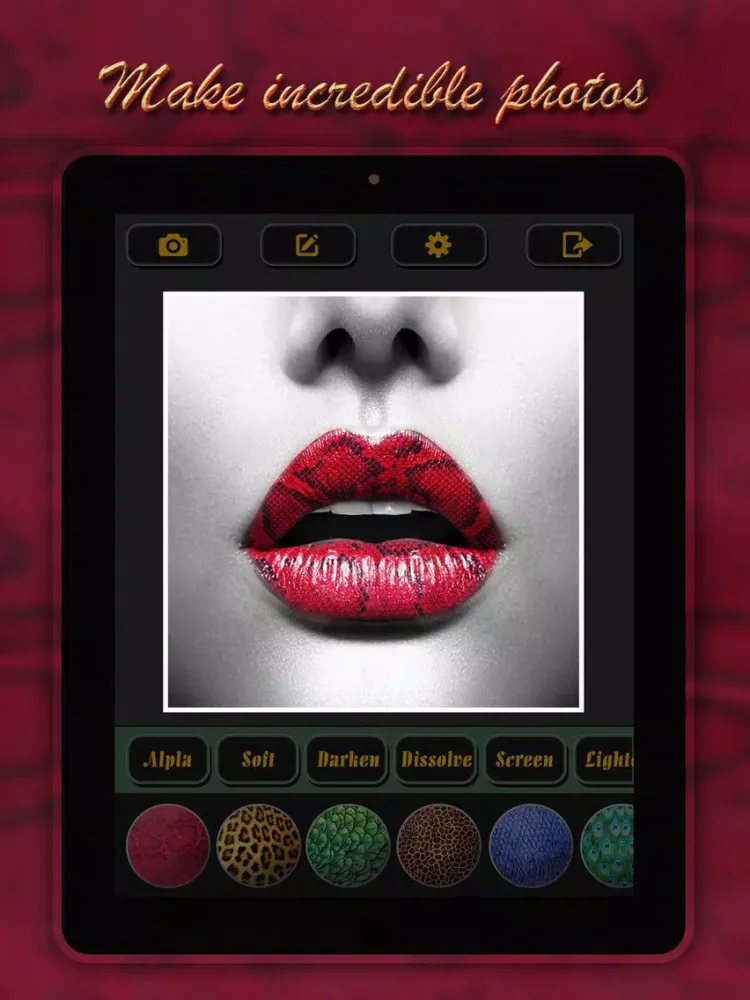 Zrzuty ekranu Pic Morph Wild Mix - Transform yr Skin or Face with Extraordinary Pattern and Animal Texture.s iPad 