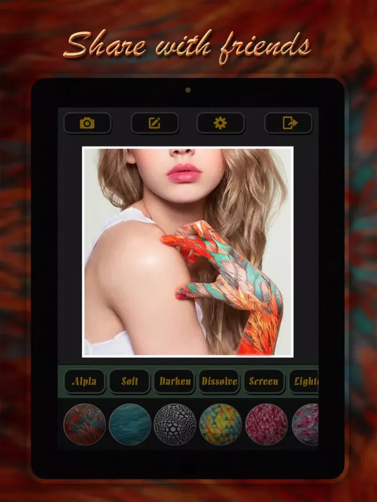 Zrzuty ekranu Pic Morph Wild Mix - Transform yr Skin or Face with Extraordinary Pattern and Animal Texture.s iPad 
