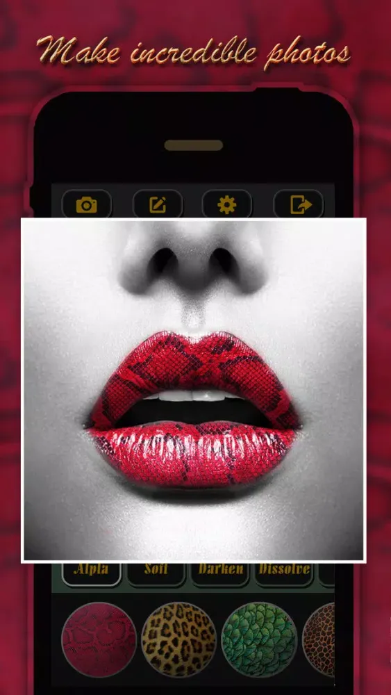 Zrzuty ekranu Pic Morph Wild Mix - Transform yr Skin or Face with Extraordinary Pattern and Animal Texture.s