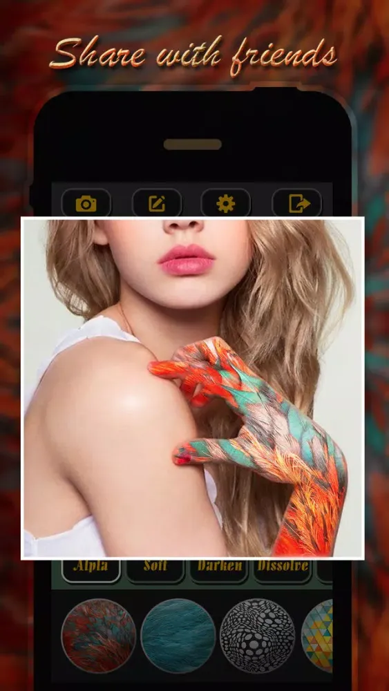 Zrzuty ekranu Pic Morph Wild Mix - Transform yr Skin or Face with Extraordinary Pattern and Animal Texture.s
