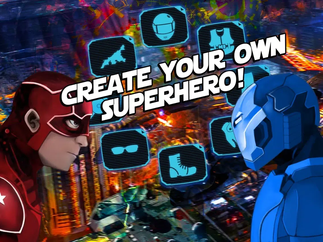 Create Yr Own Man Super.Hero ~ A Character Costume Dress-Up Game for Boys iPad  スクリーンショット