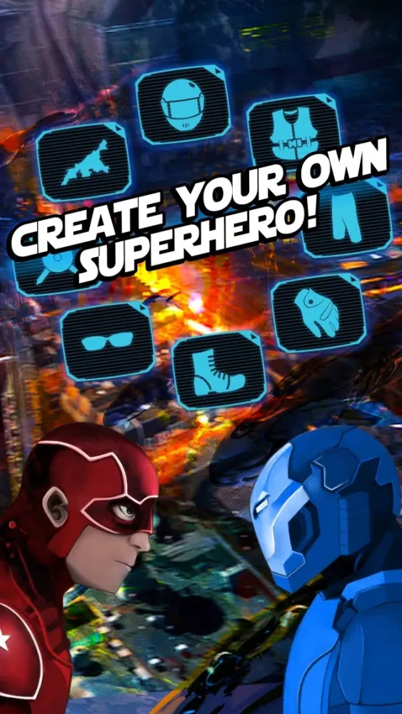 Create Yr Own Man Super.Hero ~ A Character Costume Dress-Up Game for Boys スクリーンショット