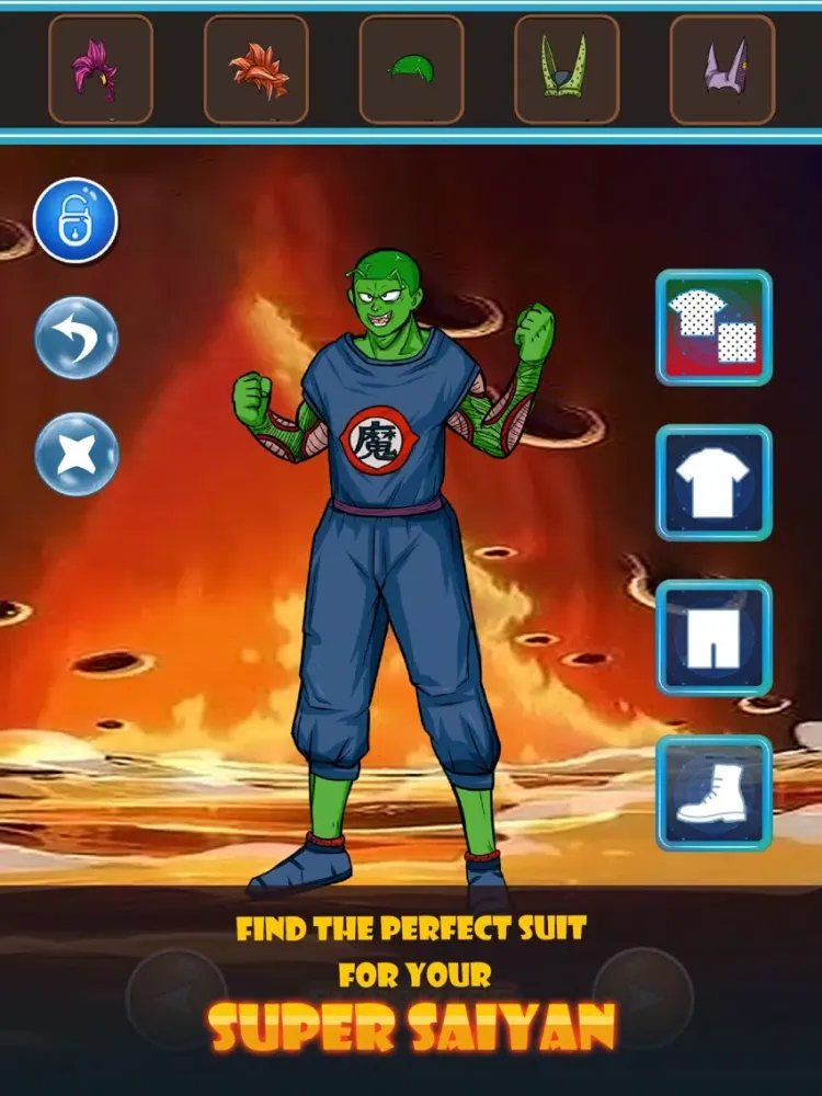 Super Saiyan DressUp - for Dragon Ball Z Heros iPad 應用截圖