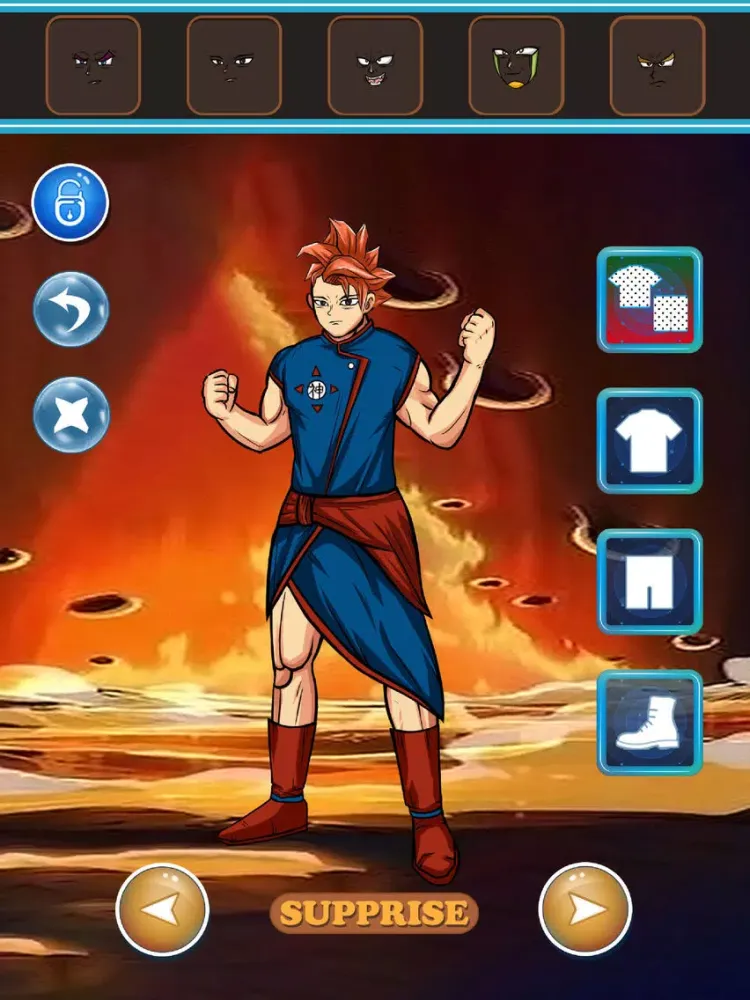Super Saiyan DressUp - for Dragon Ball Z Heros iPad 應用截圖