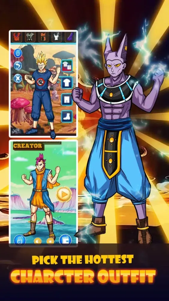 Super Saiyan DressUp - for Dragon Ball Z Heros應用截圖