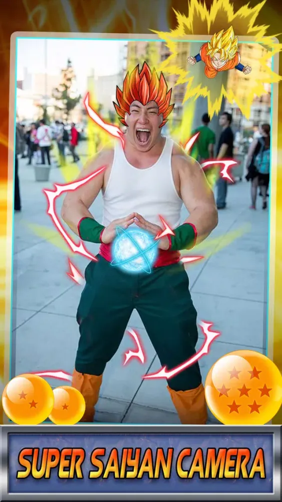 Super Saiyan Sticker Camera - Cartoon & Manga Photo Booth for Hair Goku Screenshots