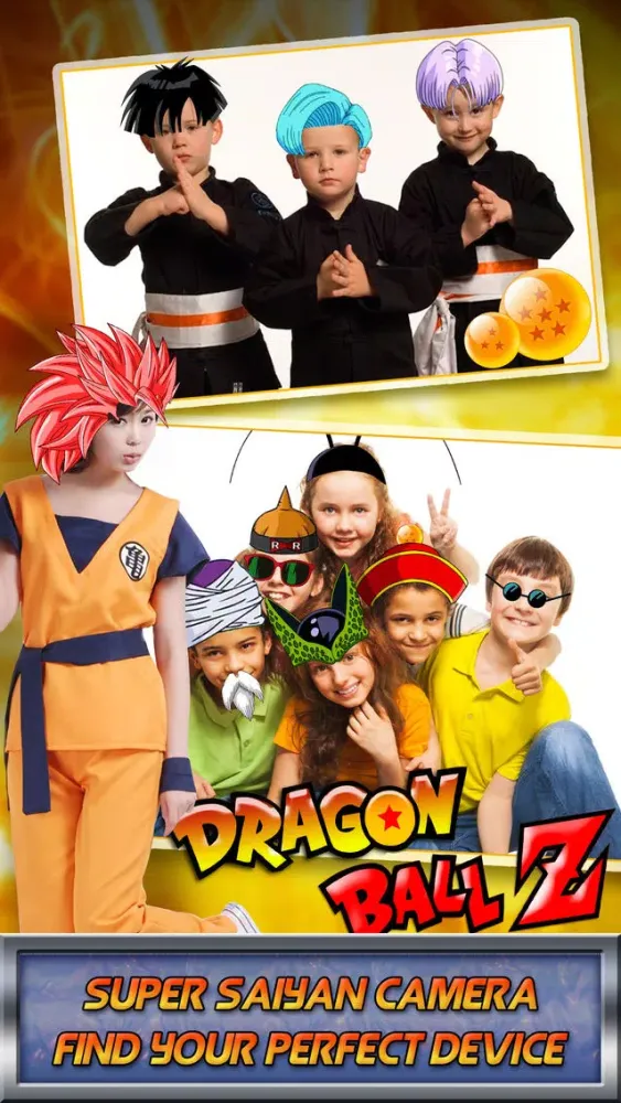 Super Saiyan Sticker Camera - Cartoon & Manga Photo Booth for Hair Goku Screenshots