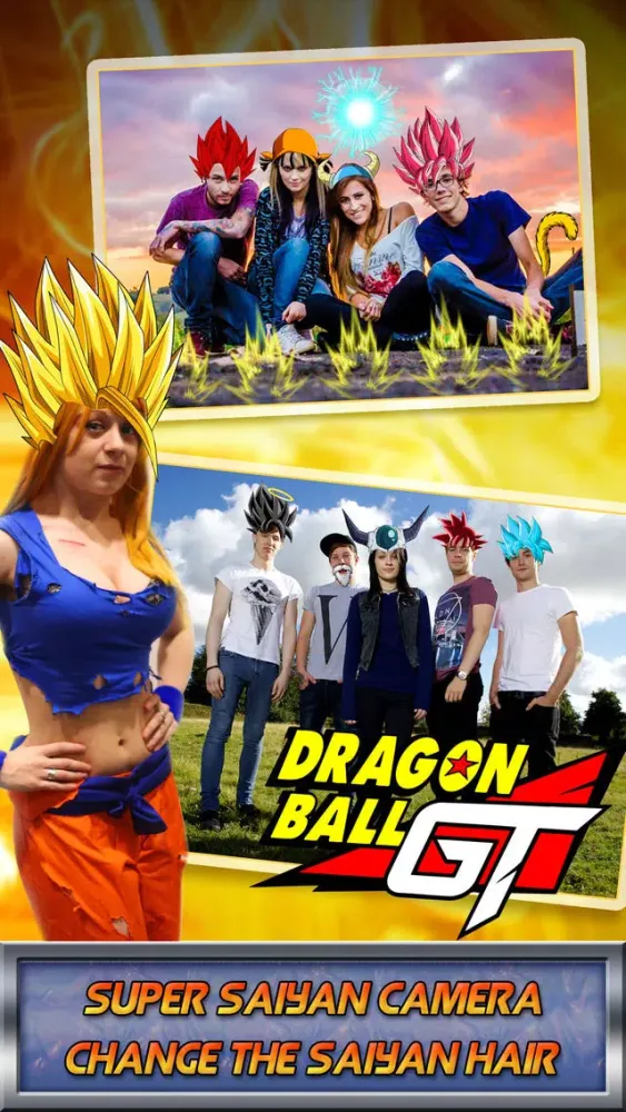 Super Saiyan Sticker Camera - Cartoon & Manga Photo Booth for Hair Goku Screenshots