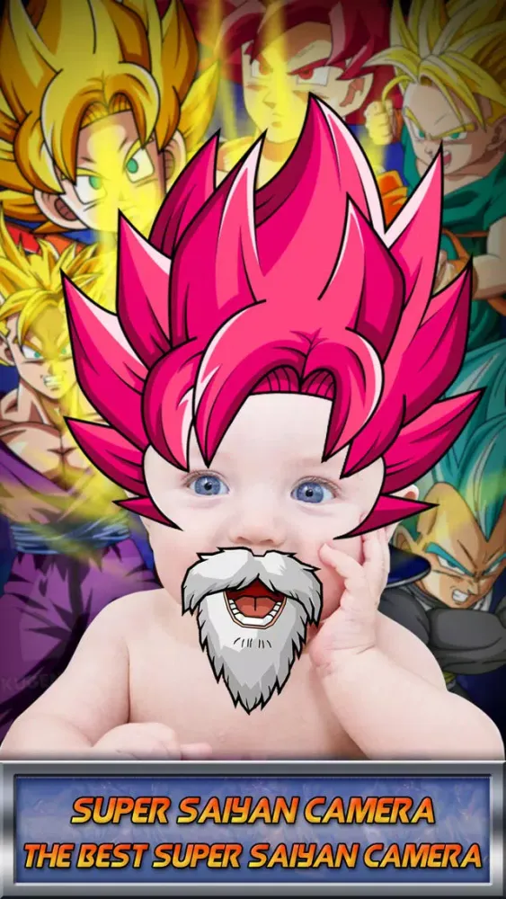 Super Saiyan Sticker Camera - Cartoon & Manga Photo Booth for Hair Goku Screenshots