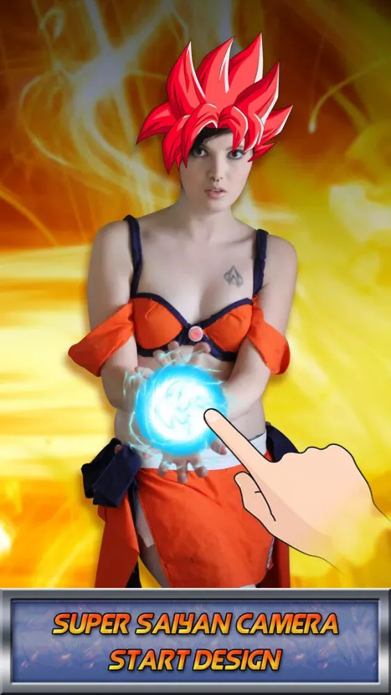 Super Saiyan Sticker Camera - Cartoon & Manga Photo Booth for Hair Goku Screenshots