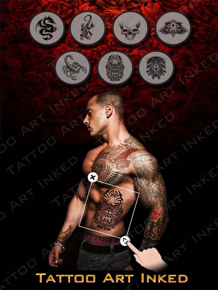 Inked Tattoo Studio iPad  Screenshots