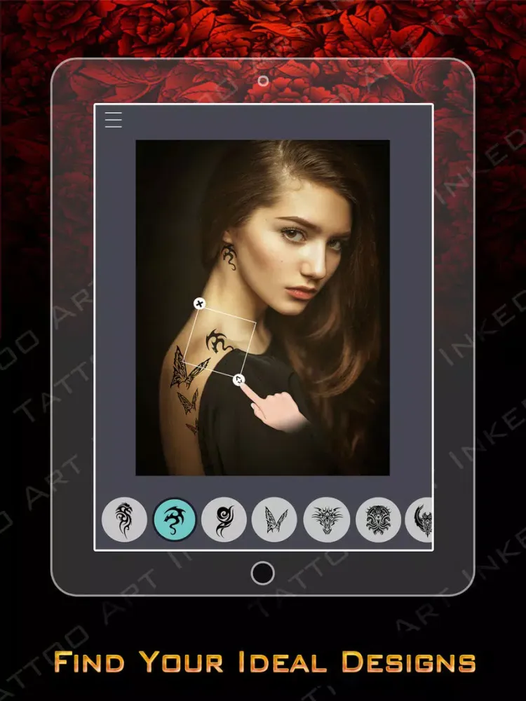 Inked Tattoo Studio iPad  Screenshots