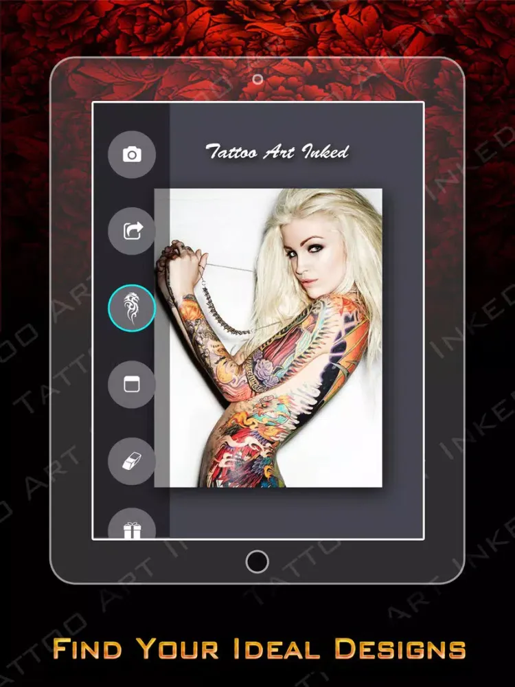 Inked Tattoo Studio iPad  Screenshots