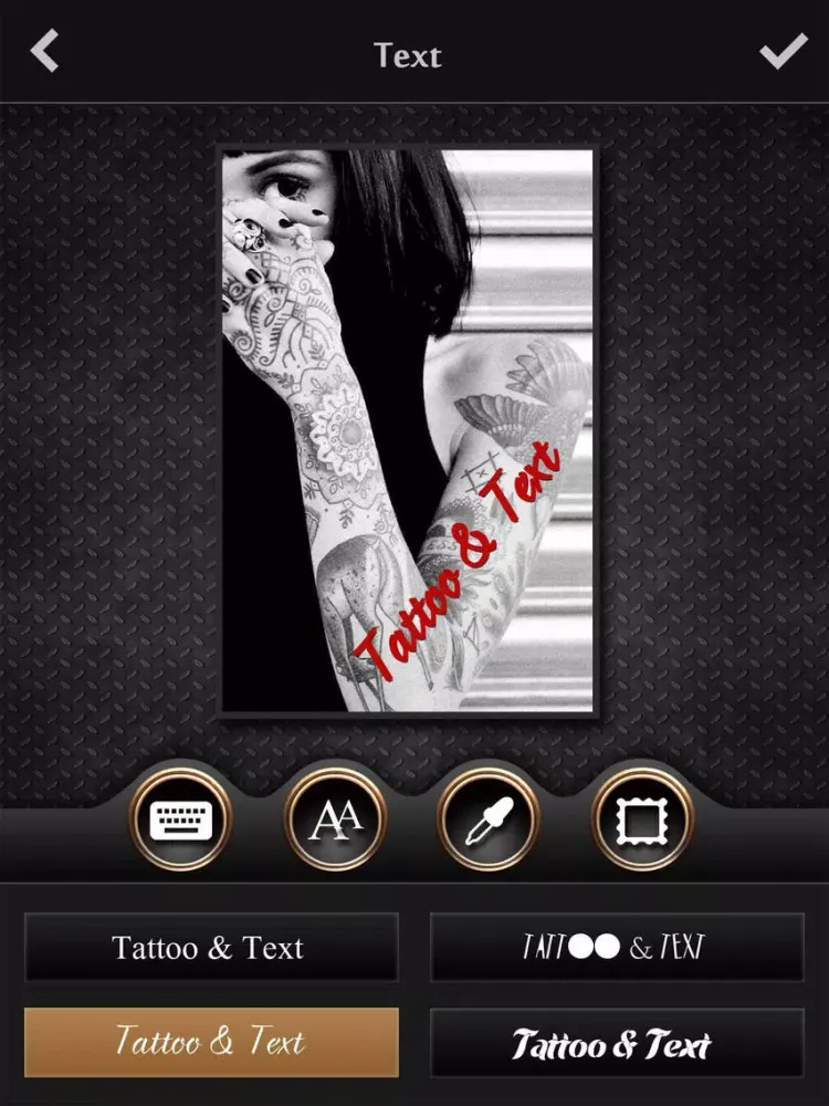 Tattoo Designer Body Art Maker iPad  Screenshots