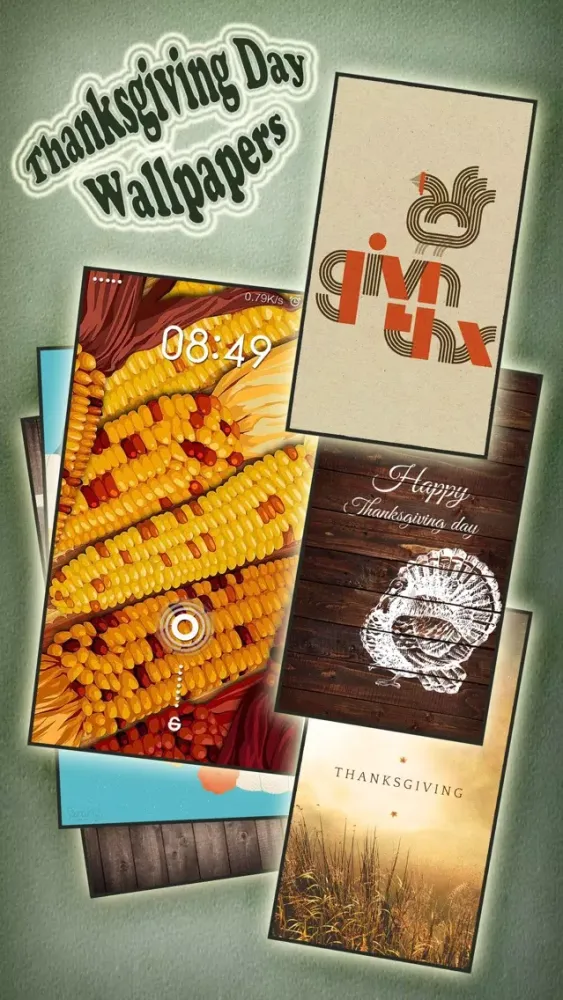 Tangkapan layar Thanksgiving Day Wallpapers Maker - Pimp Yr Home Screen with Cool Retina Images