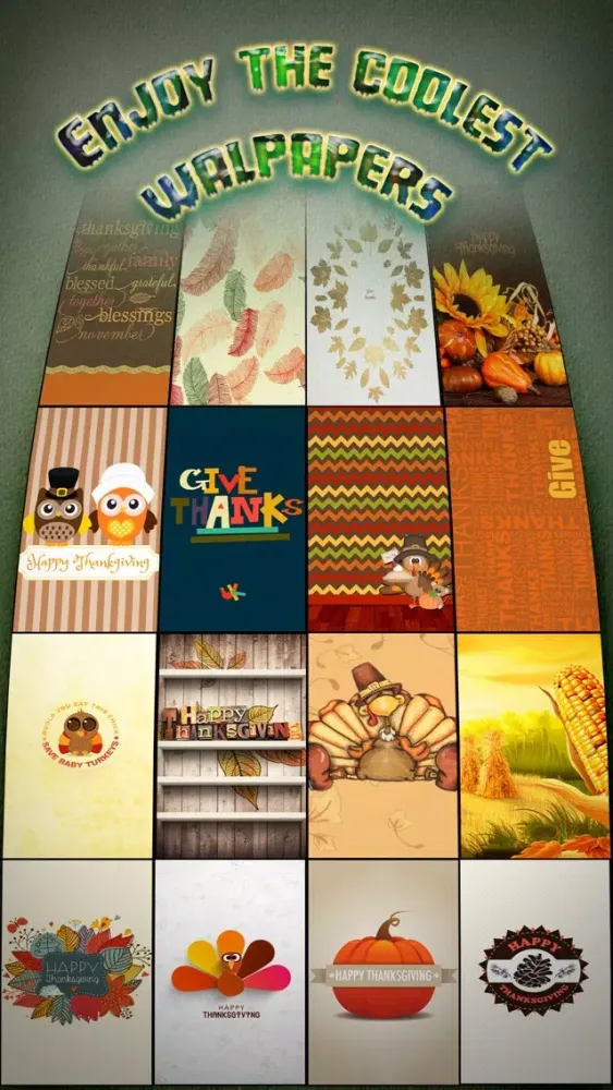 Tangkapan layar Thanksgiving Day Wallpapers Maker - Pimp Yr Home Screen with Cool Retina Images