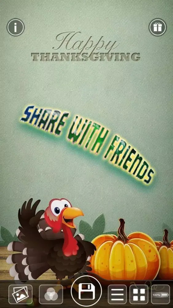 Tangkapan layar Thanksgiving Day Wallpapers Maker - Pimp Yr Home Screen with Cool Retina Images