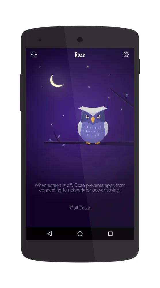 Ảnh chụp màn hình của Doze