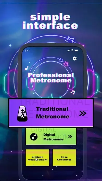 Capturas de tela do Metronome Beat- Tap Tempo