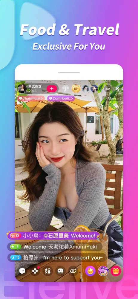 Capturas de tela do Elelive – Live Show, Fun, Chat