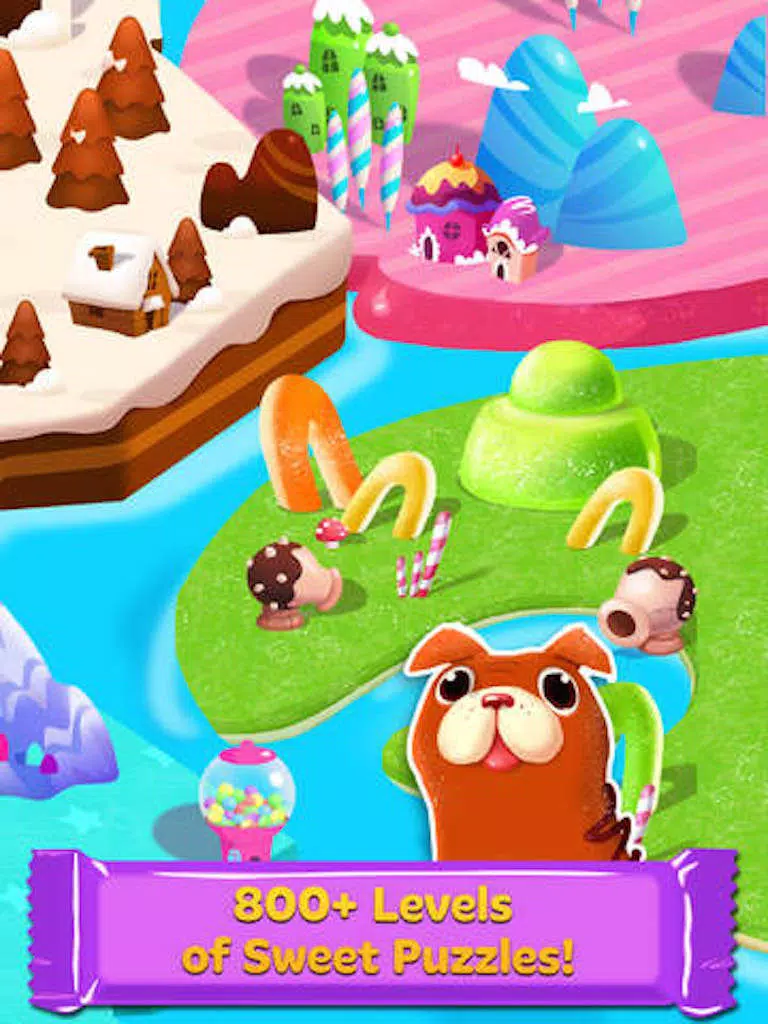 Candy Smash - 3 match puzzle yummy mania game iPad  스크린샷